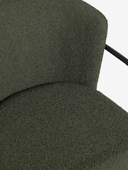 Casual Boucle Olive Green Hugh Bar Stool - Image 7 of 9