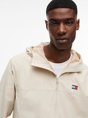 Tommy Jeans Natural Packable Ripstop Relaxed Hooded Jacket - Image 4 of 5