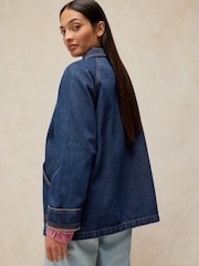 White Stuff Blue Benny Denim Barn Jacket - Image 4 of 6