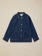White Stuff Blue Benny Denim Barn Jacket - Image 5 of 6