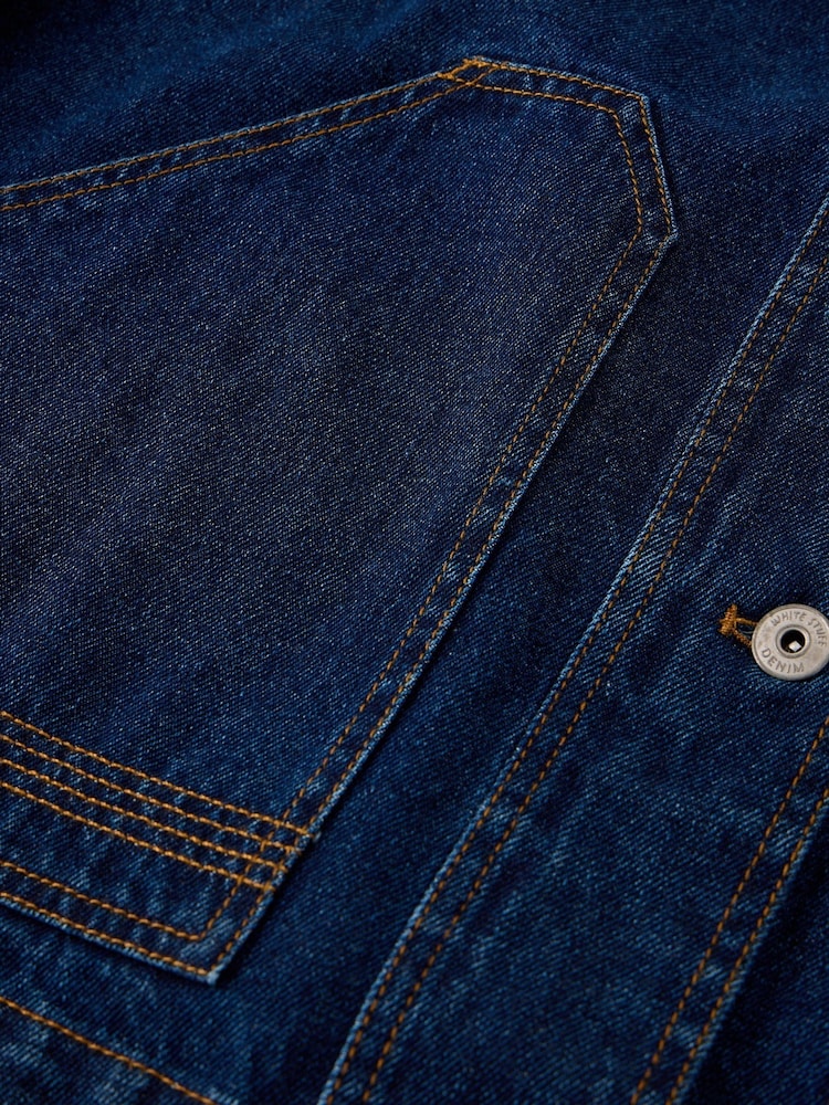 White Stuff Blue Benny Denim Barn Jacket - Image 6 of 6 White Stuff Blue Benny Denim Barn Jacket - Image 6 of 6