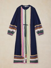 White Stuff Blue Lana Midi Dress - Image 5 of 6