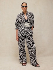 White Stuff Black Penny Beach Shirt - Image 1 of 5