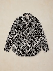 White Stuff Black Penny Beach Shirt - Image 4 of 5