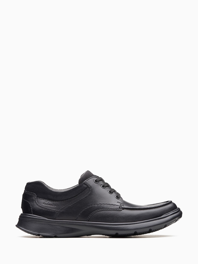 Black Wide Fit (G) Clarks Cotrell Edge Shoes - Image 1 of 5 Black Wide Fit (G) Clarks Cotrell Edge Shoes - Image 1 of 5