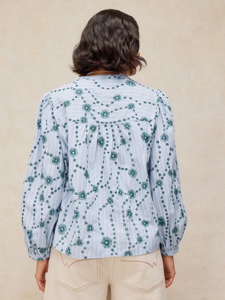 White Stuff Lana 刺繡襯衫 - 圖片 2/5