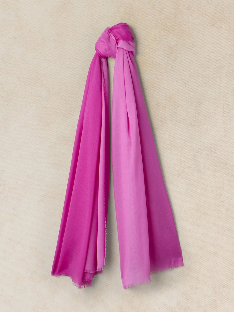 White Stuff Pink Penny Plain Oversized Scarf - Image 1 of 3 White Stuff Pink Penny Plain Oversized Scarf - Image 1 of 3