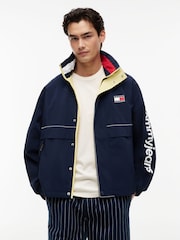 Tommy Jeans Blue Oversized Regatta Jacket - Image 1 of 6