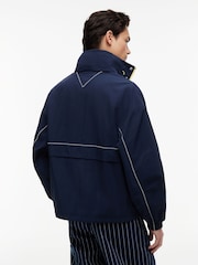 Tommy Jeans Blue Oversized Regatta Jacket - Image 2 of 6