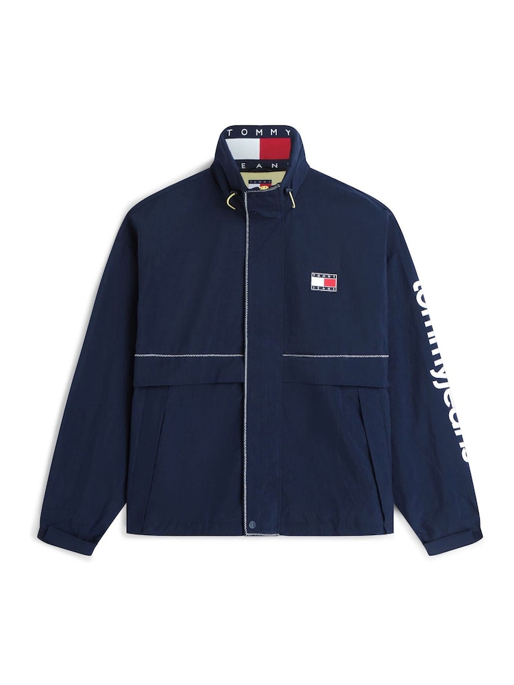 Tommy Jeans Blue Oversized Regatta Jacket - Image 6 of 6