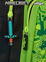 Smiggle Green Minecraft Classic Backpack - Image 3 of 4