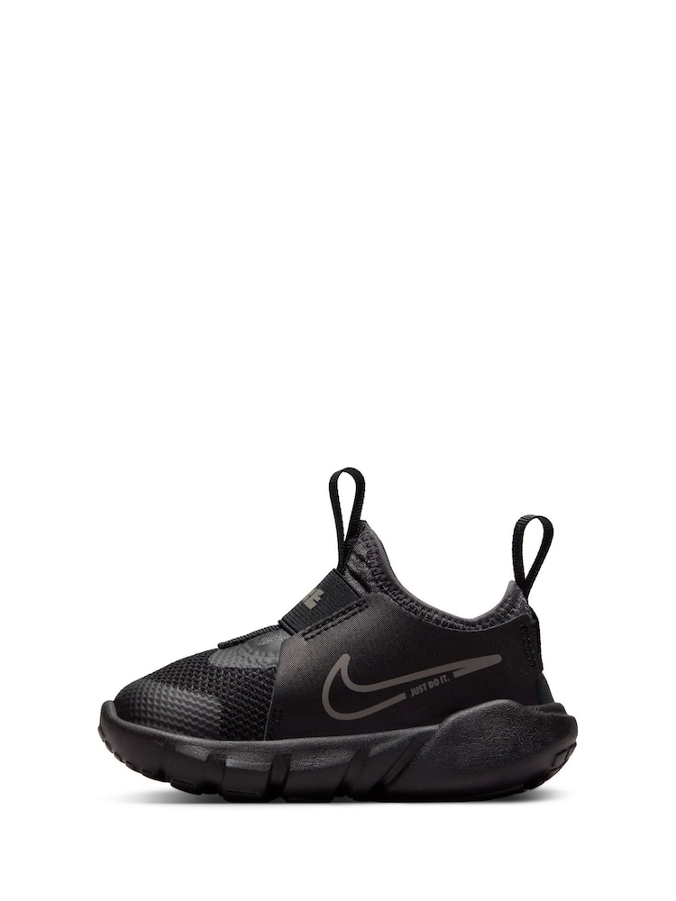 Nike Black/Silver Flex Runner 2 Infant Trainers - Image 4 of 8