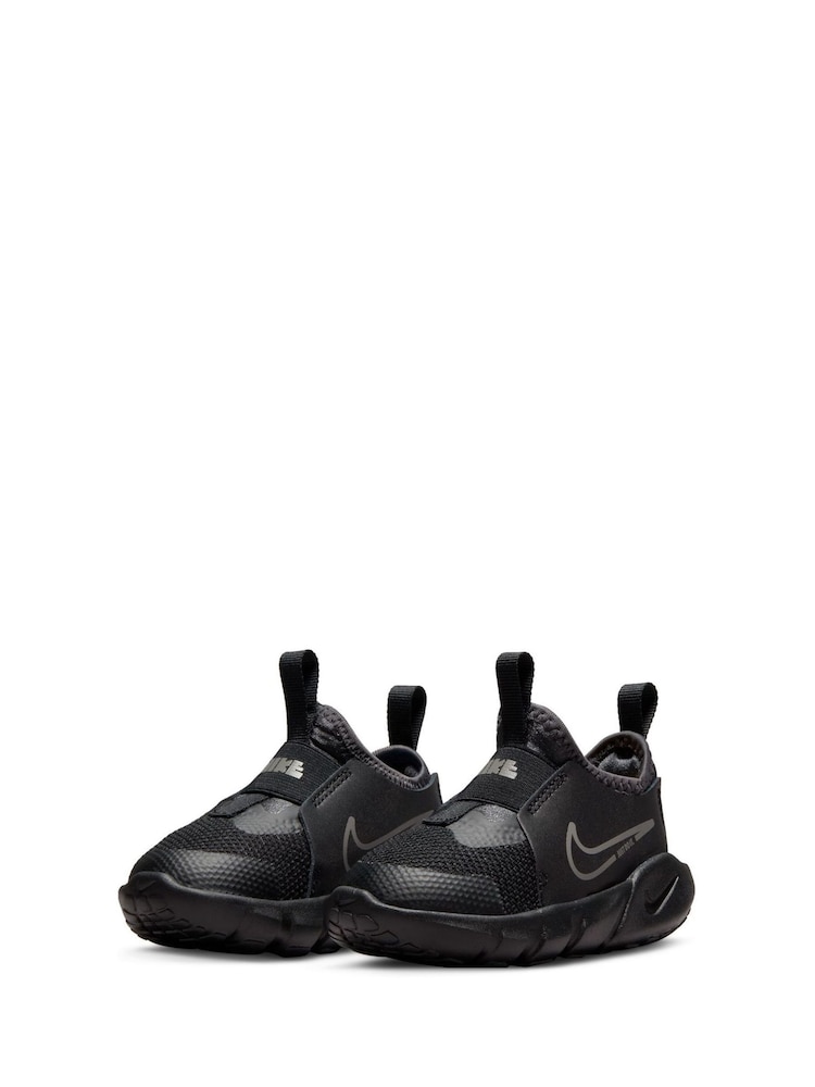 Nike Black/Silver Flex Runner 2 Infant Trainers - Image 6 of 8