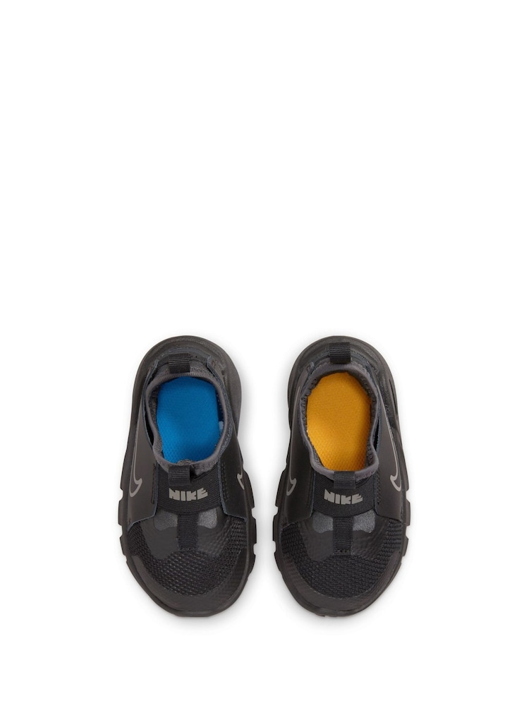 Nike Black/Silver Flex Runner 2 Infant Trainers - Image 7 of 8