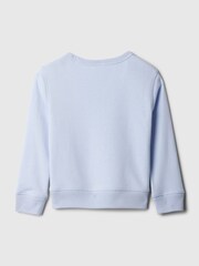 Gap Blue Baby Logo Crew Neck Sweatshirt (Newborn-5yrs) - Image 2 of 3