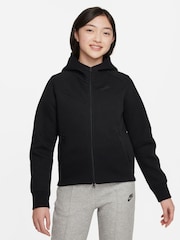 Черный - Флисовое худи на молнии Nike Tech - Image 1 of 7