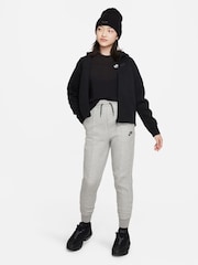 Черный - Флисовое худи на молнии Nike Tech - Image 3 of 7