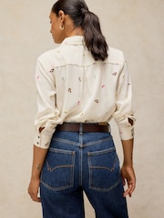 White Stuff White Libby Organic Cotton Shirt - Image 2 of 6