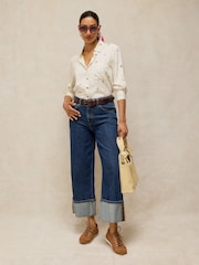 White Stuff White Libby Organic Cotton Shirt - Image 3 of 6