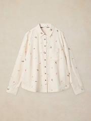 White Stuff White Libby Organic Cotton Shirt - Image 5 of 6