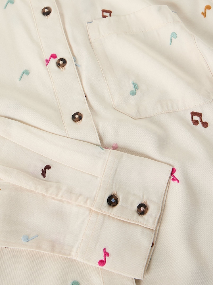 White Stuff White Libby Organic Cotton Shirt - Image 6 of 6 White Stuff White Libby Organic Cotton Shirt - Image 6 of 6