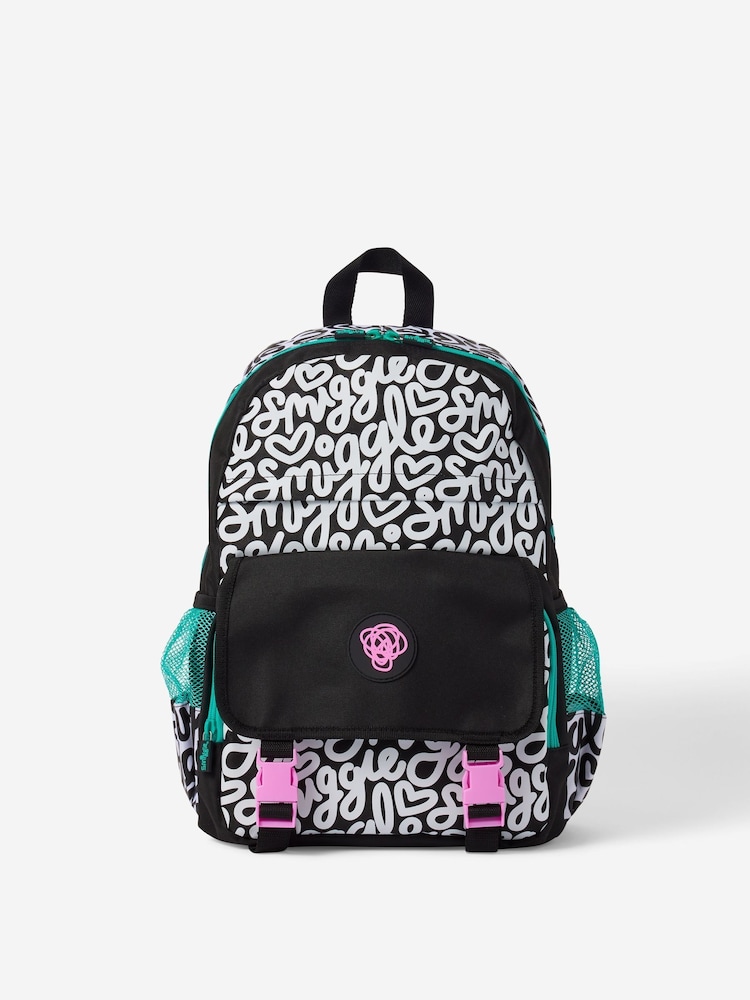 Smiggle Black Smiggler Backpack - Image 1 of 2
