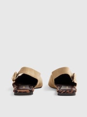 River Island Brown Faux Suede Point Toe Flats - Image 5 of 6