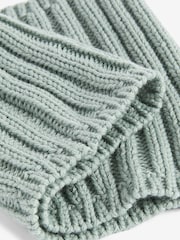 Sage Green Ribbed Knitted Snood (1-16yrs) - Image 3 of 3