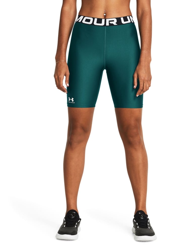 Under Armour Green Womens Heat Gear Authentics Shorts - Image 1 of 6