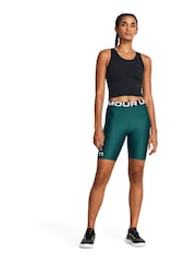 Under Armour Green Womens Heat Gear Authentics Shorts - Image 3 of 6