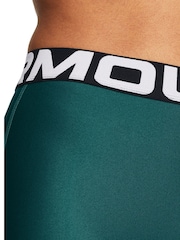 Under Armour Green Womens Heat Gear Authentics Shorts - Image 4 of 6
