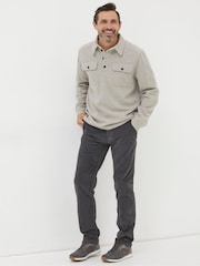 FatFace Grey Straight Cord Trousers - Image 1 of 4
