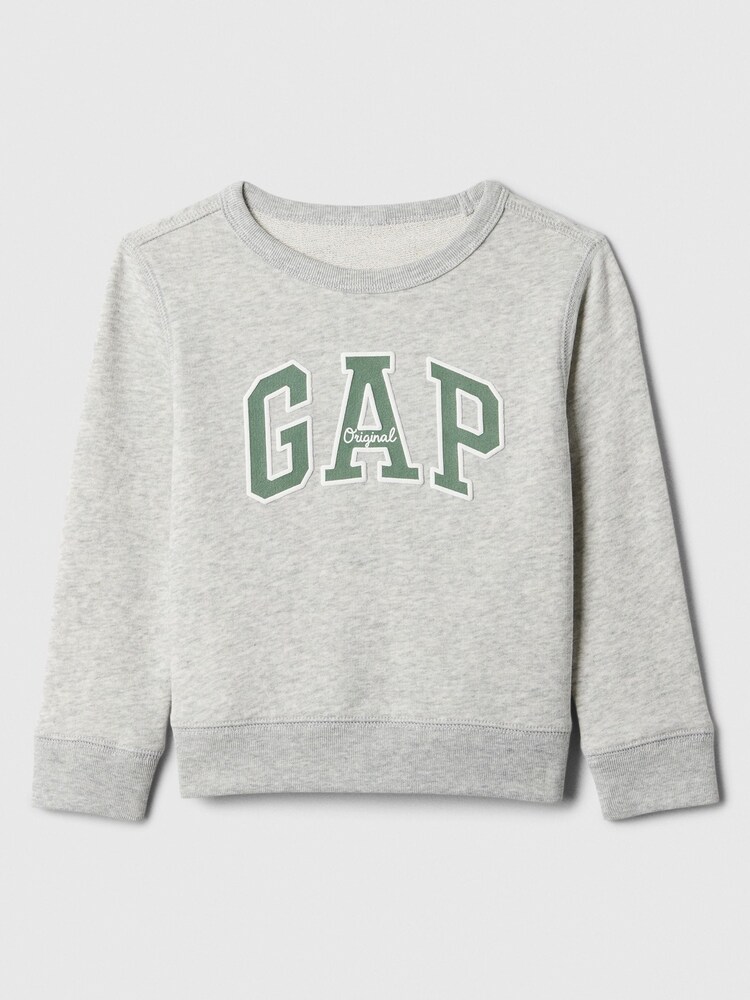Gap Grey Baby Logo Crew Neck Sweatshirt (Newborn-5yrs) - Image 1 of 1