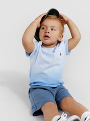Blau - Gap Kurzärmeliges T-Shirt mit Rundhalsausschnitt (Baby bis 5 Jahre) - Bild 3 von 6