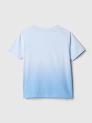 Blau - Gap Kurzärmeliges T-Shirt mit Rundhalsausschnitt (Baby bis 5 Jahre) - Bild 5 von 6
