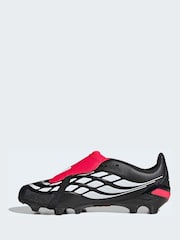 adidas Black Predator League Fold-Over Tongue Firm Ground Football Boots - Image 3 of 9