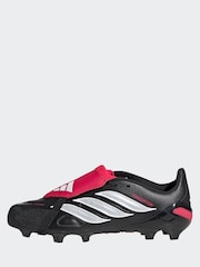 adidas Black Predator League Fold-Over Tongue Firm Ground Football Boots - Image 4 of 9