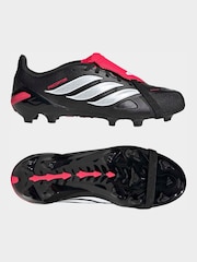 adidas Black Predator League Fold-Over Tongue Firm Ground Football Boots - Image 7 of 9