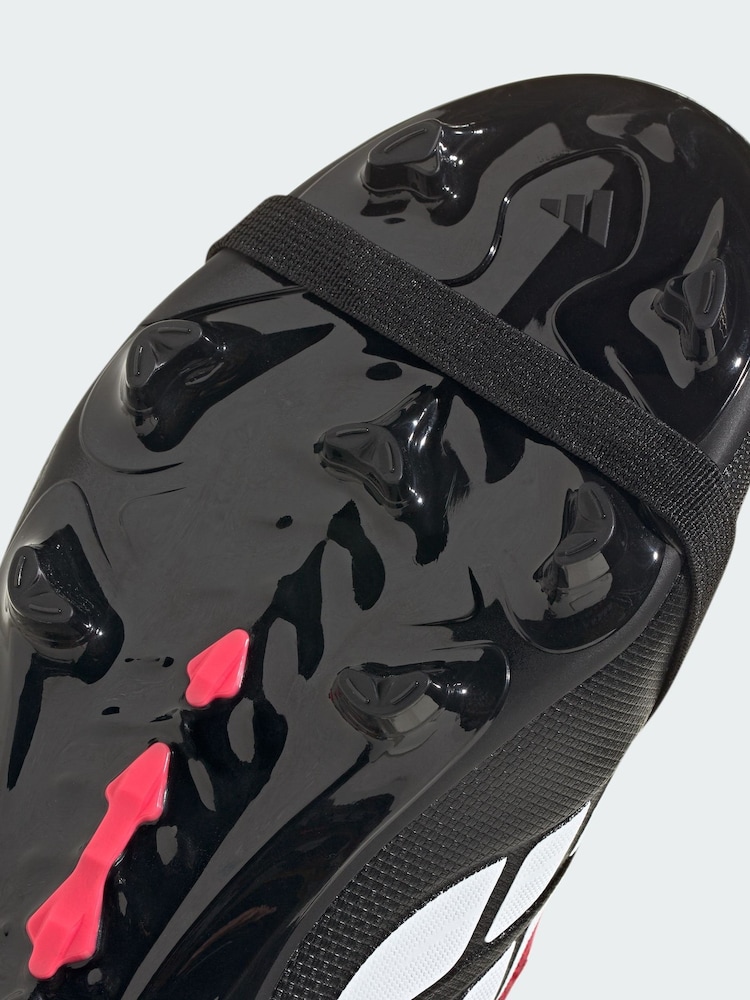 adidas Black Predator League Fold-Over Tongue Firm Ground Football Boots - Image 9 of 9