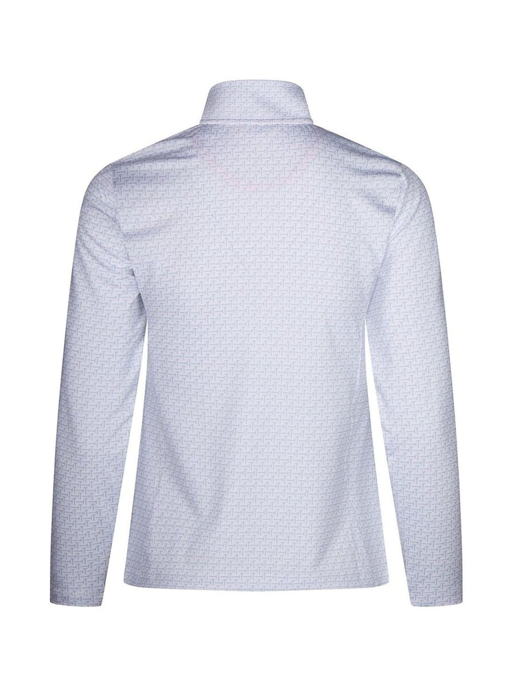 Ted Baker Sport White Thimpson Half Zip Golf Mid Layer Fleece - Image 2 of 4 Ted Baker Sport White Thimpson Half Zip Golf Mid Layer Fleece - Image 2 of 4