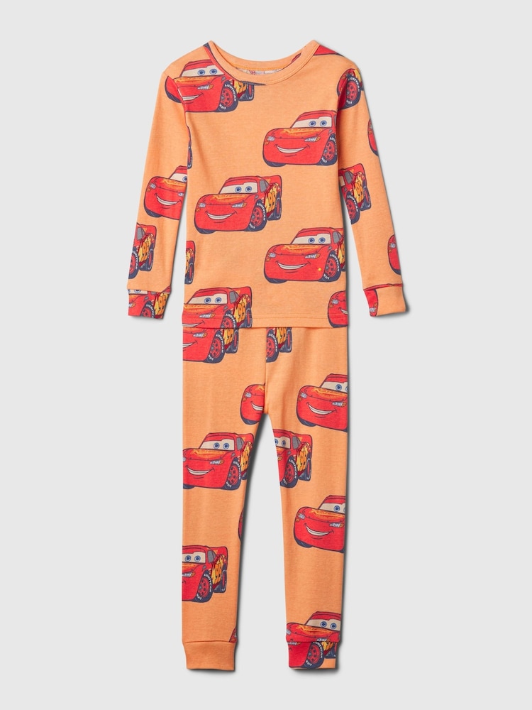 Gap Orange Disney Cars Organic Cotton Long Sleeve Pyjama Set (6mths-5yrs) - Image 1 of 1 Gap Orange Disney Cars Organic Cotton Long Sleeve Pyjama Set (6mths-5yrs) - Image 1 of 1