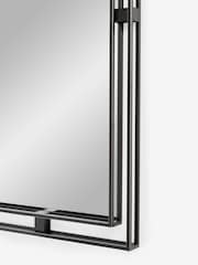 Black Gold Edge Framed Full Length Wall Mirror - Image 2 of 5