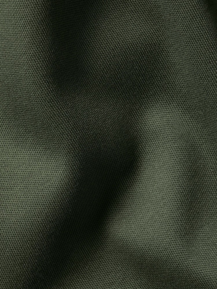 Charles Tyrwhitt Green 100% Cotton Performance Long Sleeve Funnel Neck Jacket - Image 5 of 5