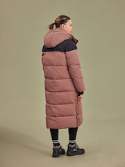 Pink Elements Longline Waterproof Padded Coat - Image 4 of 10