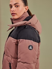 Pink Elements Longline Waterproof Padded Coat - Image 6 of 10