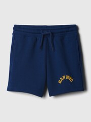 Gap Blue Pull On Logo Jogger Shorts (6mths-5yrs) - Image 1 of 2