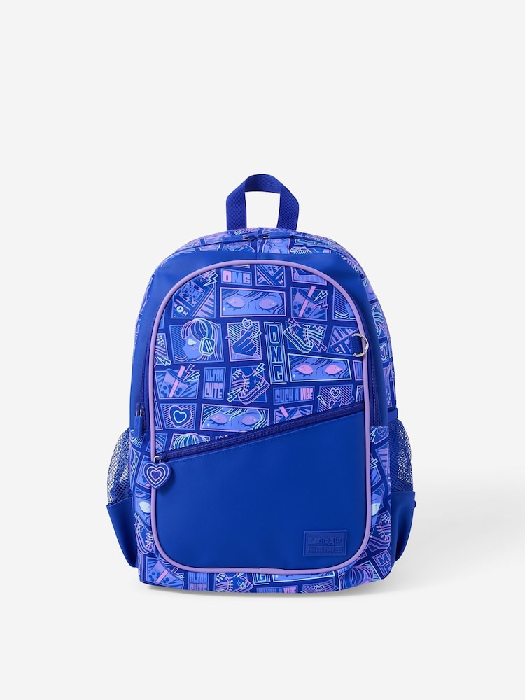 Smiggle Purple Discover Backpack - Image 1 of 3 Smiggle Purple Discover Backpack - Image 1 of 3