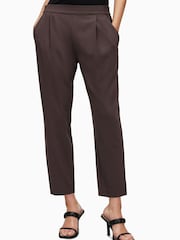 AllSaints Brown Aleida Tri Trousers - Image 4 of 6