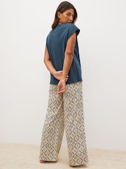 Blue Geo Morris & Co. Cotton Pyjamas - Image 2 of 8