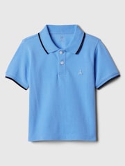 Blau - Gap Brannan Bear Baby Pikee-Poloshirt (Neugeborene-5 Jahre) - Bild 1 von 1